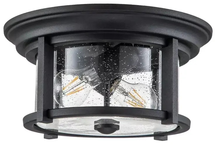 Elstead Lighting Merrill plafón exterior 1x60 W negro FE-MERRILL-F-BLK