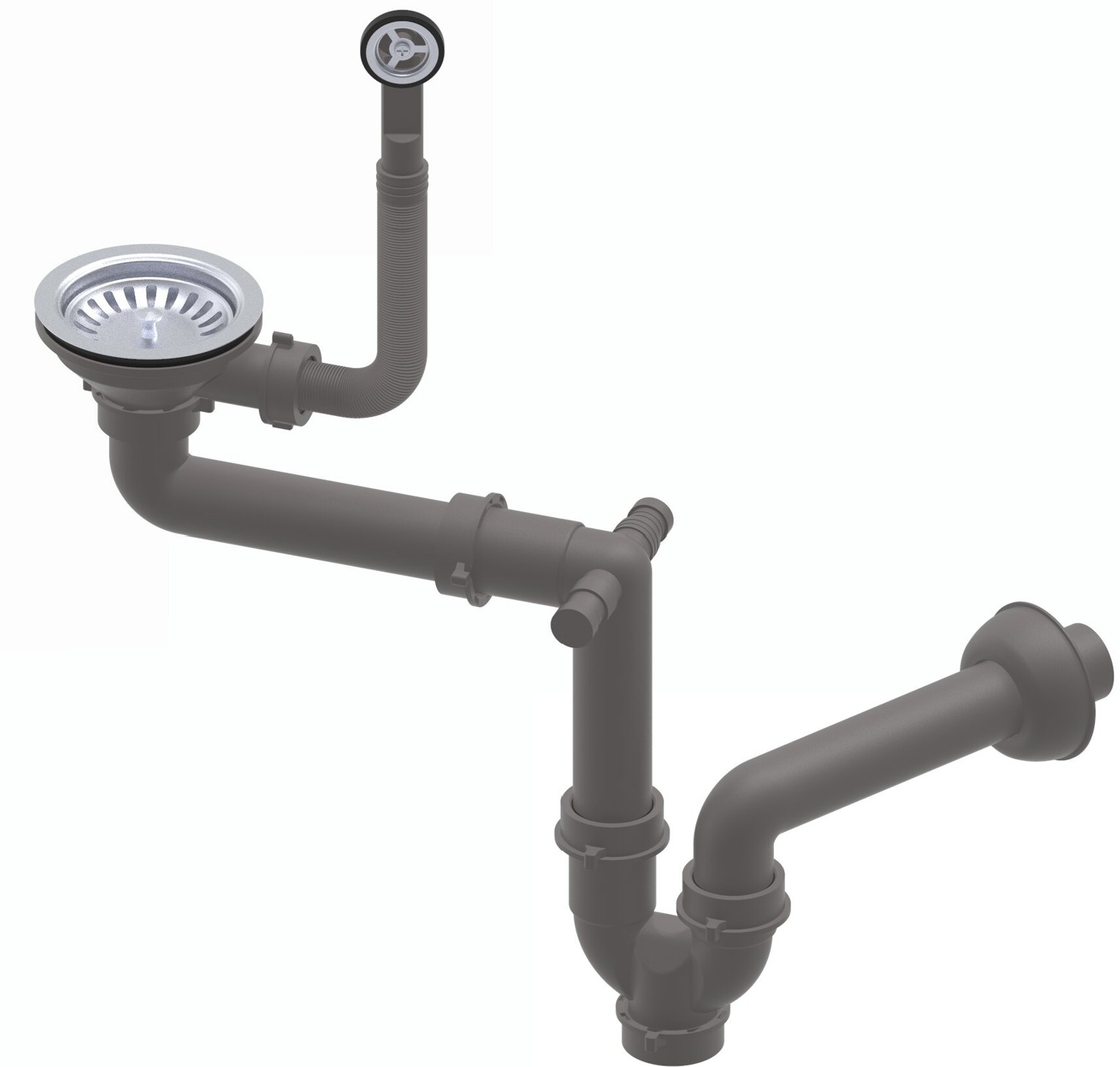 Ruvetti sifón para fregadero 6003BS