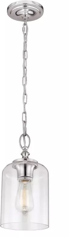 Elstead Lighting Hounslow lámpara colgante 1x60 W níquel FE-HOUNSLOW-P-PN