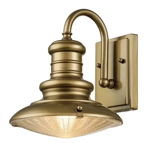 Elstead Lighting Redding Station lámpara de pared para exteriores 1x60 W marrón FE-REDDING2-S-PDB