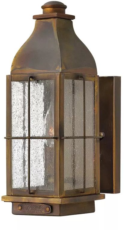 Elstead Lighting Bingham lámpara de pared para exteriores 1x60 W marrón HK-BINGHAM-S