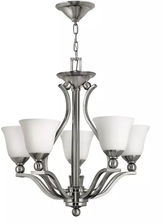 Elstead Lighting Bolla lámpara colgante 5x60 W níquel HK-BOLLA5