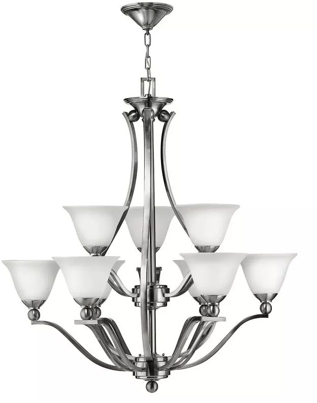 Elstead Lighting Bolla lámpara colgante x60 W níquel HK-BOLLA9