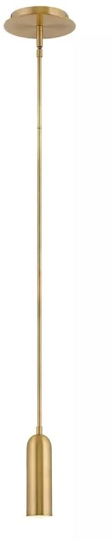 Elstead Lighting Dax lámpara colgante 1x8 W latón HK-DAX-MP-HB