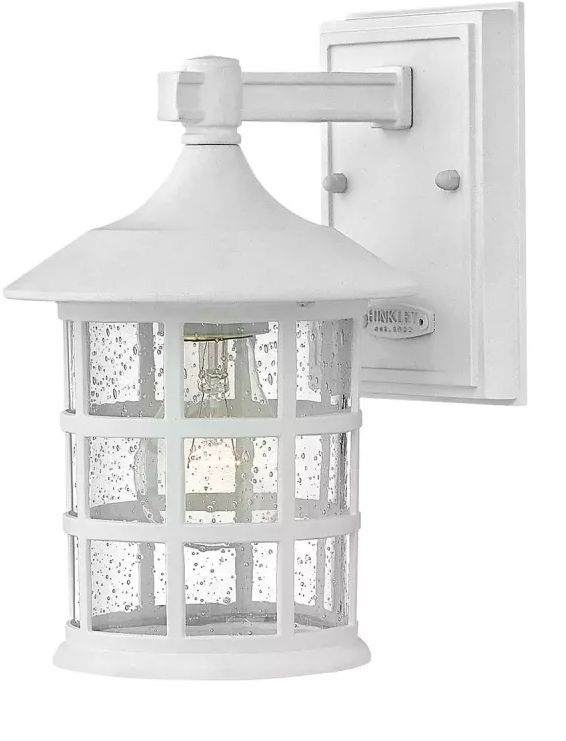 Elstead Lighting Freeport lámpara de pared para exteriores 1x40 W blanco HK-FREEPORT2-S-TWH