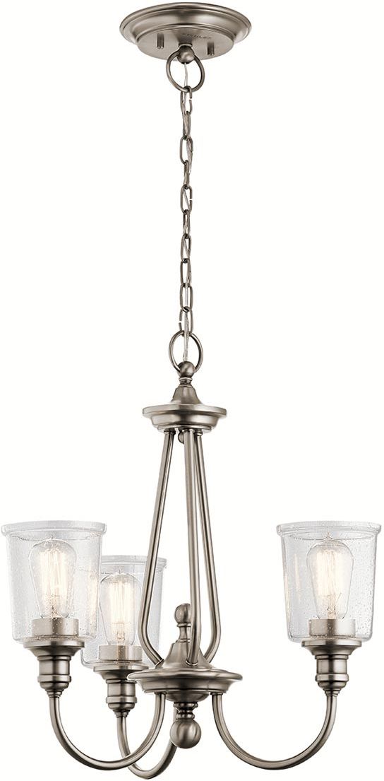 Elstead Lighting Waverly lámpara colgante 3x60 W KL-WAVERLY3-CLP