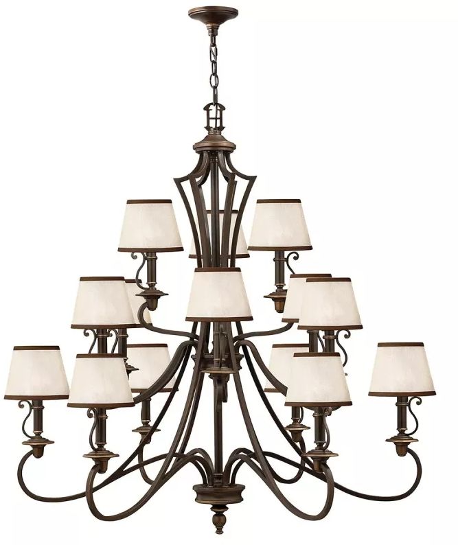 Elstead Lighting Plymouth lámpara colgante x40 W marrón HK-PLYMOUTH15