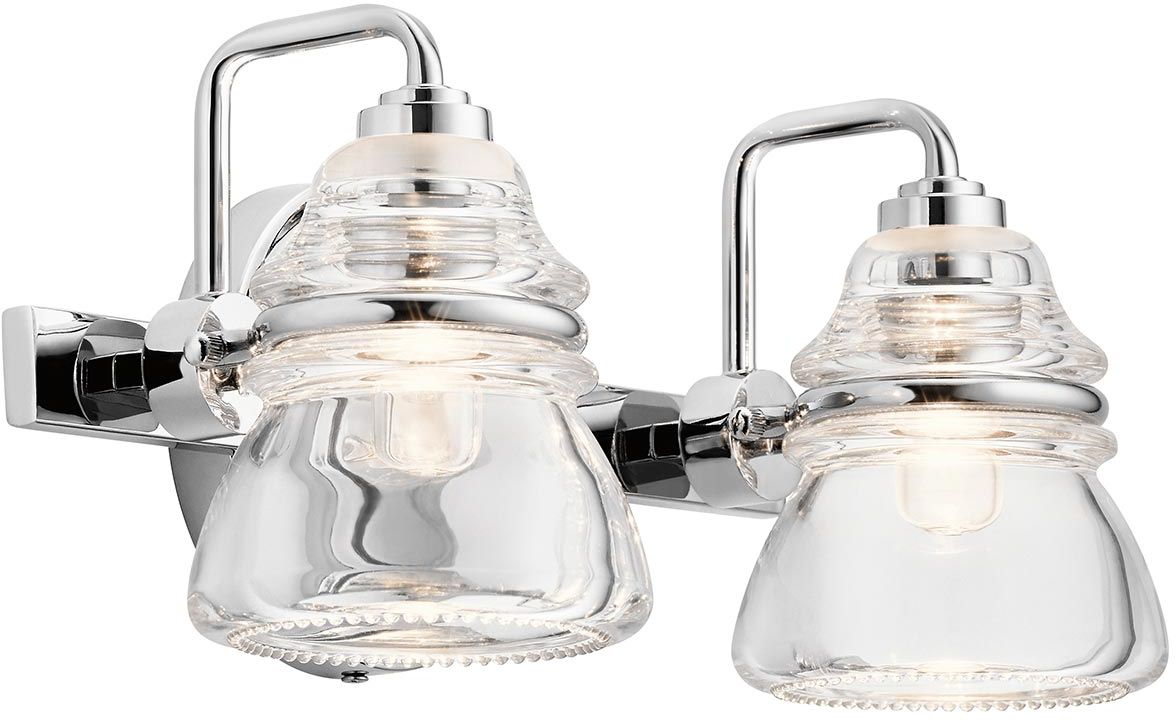 Elstead Lighting Talland lámpara de pared 2x3 W cromo KL-TALLAND2-PC-BATH