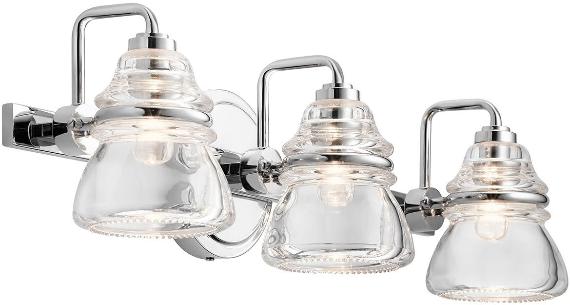 Elstead Lighting Talland lámpara de pared 3x3 W cromo KL-TALLAND3-PC-BATH