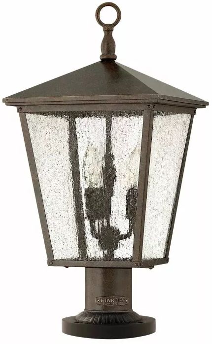 Elstead Lighting Trellis lámpara de pie para exteriores 3x60 W marrón HK-TRELLIS3-L
