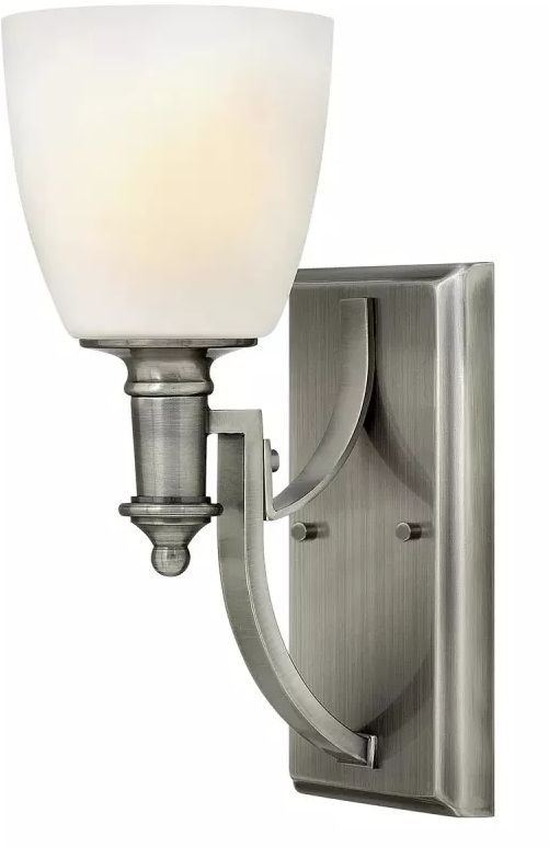 Elstead Lighting Truman lámpara de pared 1x60 W níquel HK-TRUMAN1