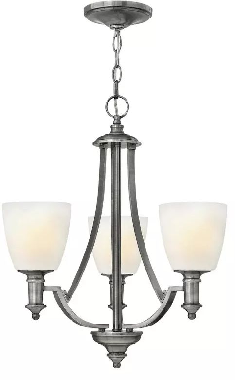Elstead Lighting Truman lámpara colgante 3x60 W níquel HK-TRUMAN3