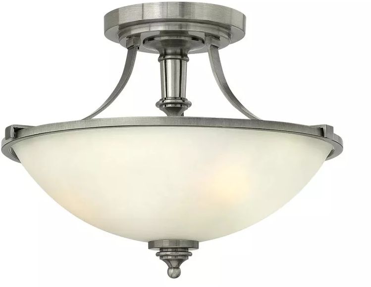 Elstead Lighting Truman lámpara de techo 3x60 W níquel HK-TRUMAN-SF