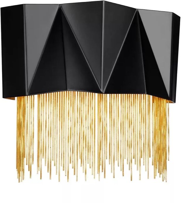 Elstead Lighting Zuma lámpara de pared 3x9 W negro HK-ZUMA-3W-SBG
