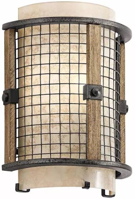 Elstead Lighting Ahrendale lámpara de pared 1x40 W marrón KL-AHRENDALE1