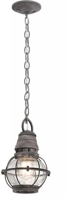 Elstead Lighting Beacon Square lámpara colgante para exterior 1x60 W gris KL-BRIDGEPOINT8S