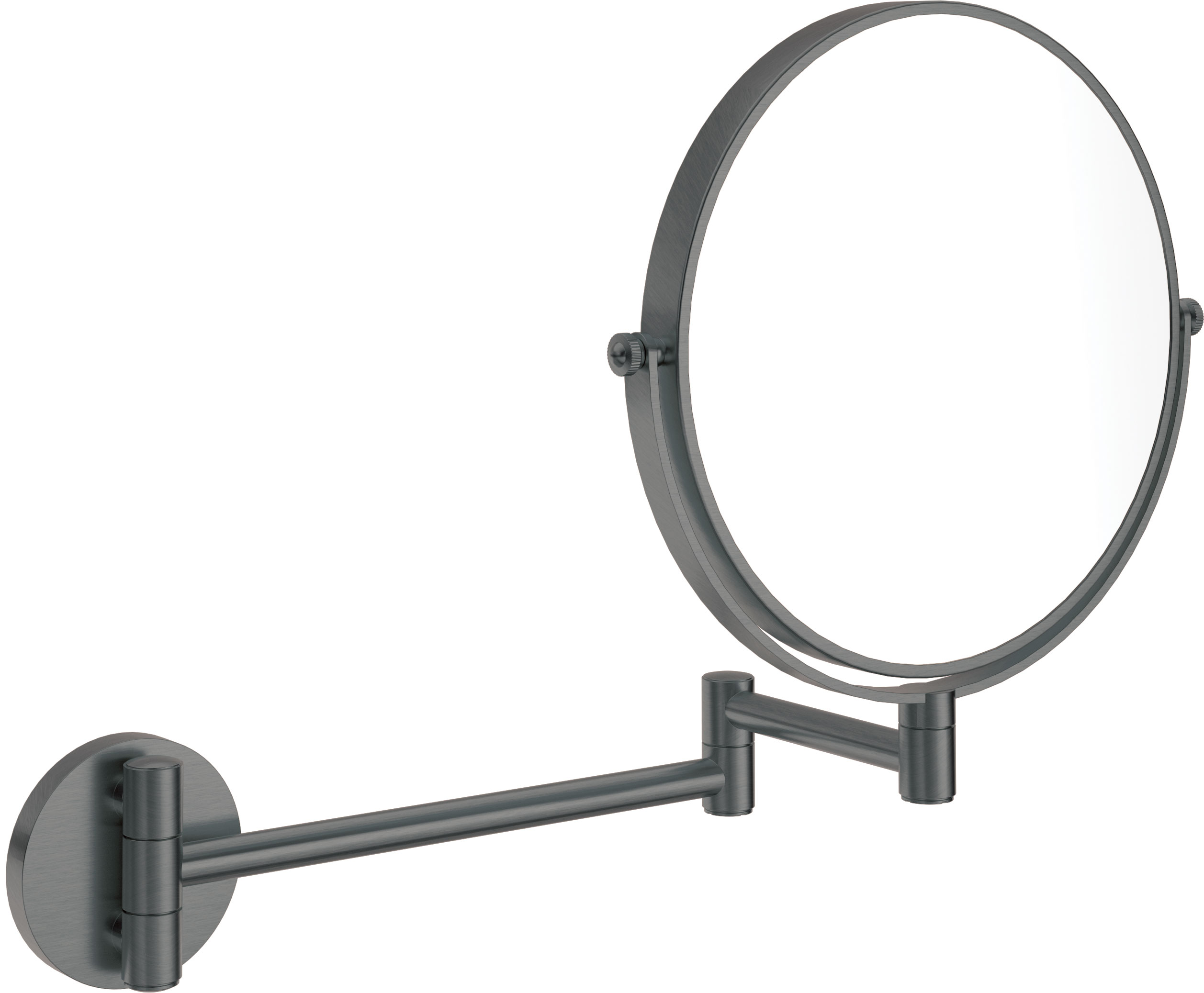 Deante Round espejo cosmético 23.2x28.2 cm circular grafito ADR_D811
