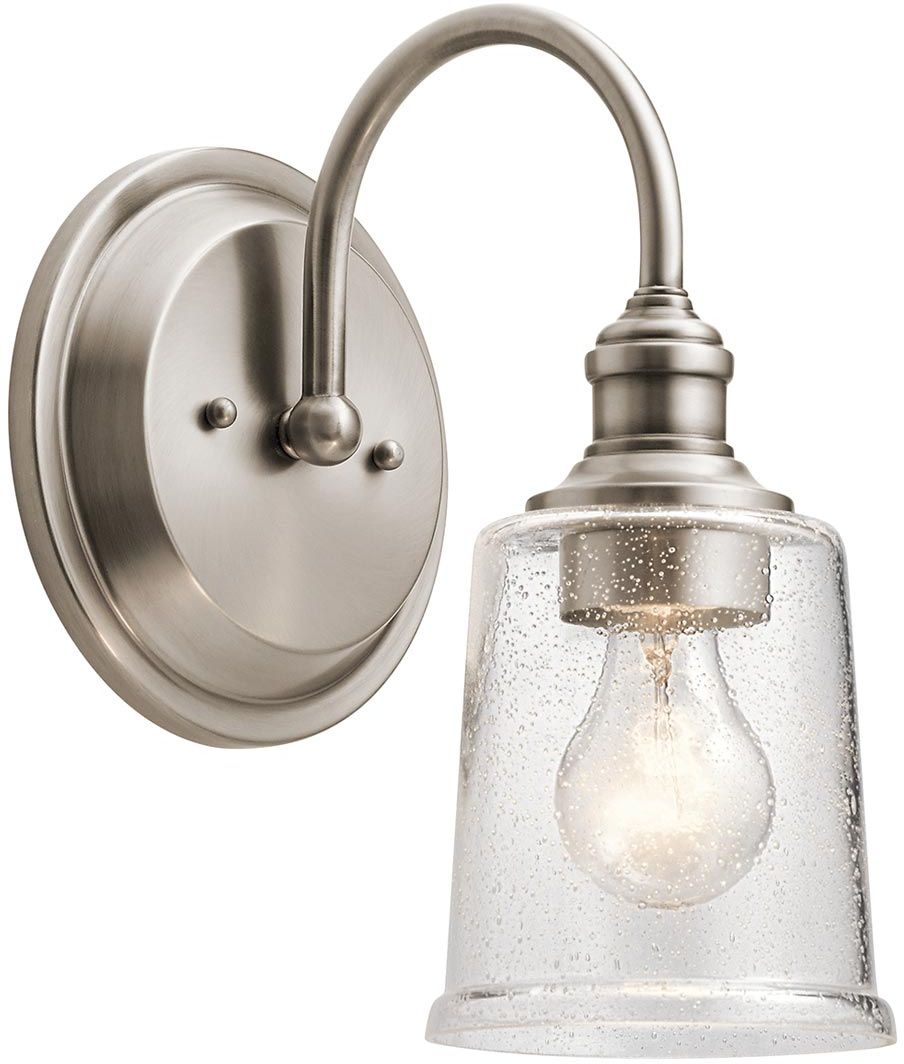 Elstead Lighting Waverly lámpara de pared 1x60 W gris KL-WAVERLY1-CLP