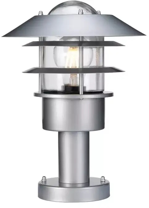 Elstead Lighting Helsingor lámpara de pie para exteriores 1x60 W plata HELSINGOR-PED