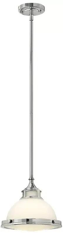 Elstead Lighting Amelia lámpara colgante 1x60 W cromo HK-AMELIA-P-S-CM