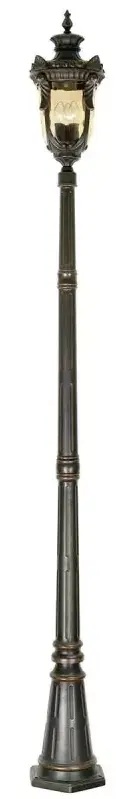 Elstead Lighting Philadelphia lámpara de pie para exteriores 3x60 W marrón PH5-L-OB