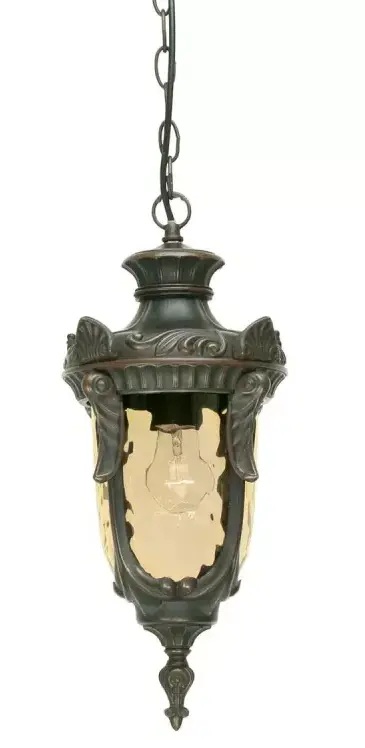 Elstead Lighting Philadelphia lámpara colgante 1x60 W marrón PH8-M-OB