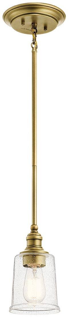 Elstead Lighting Waverly lámpara colgante 1x60 W latón KL-WAVERLY-MP-NBR