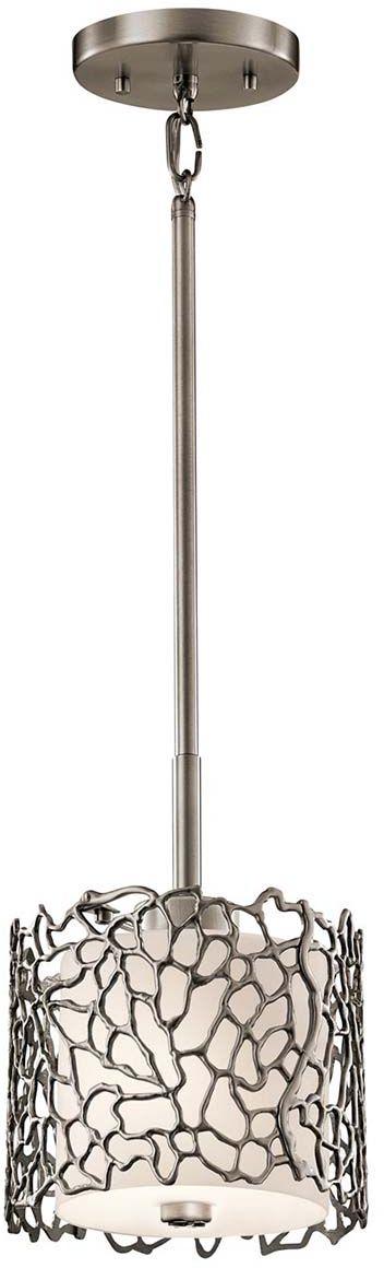 Elstead Lighting Silver Coral lámpara colgante 1x60 W KL-SILVER-CORAL-MP