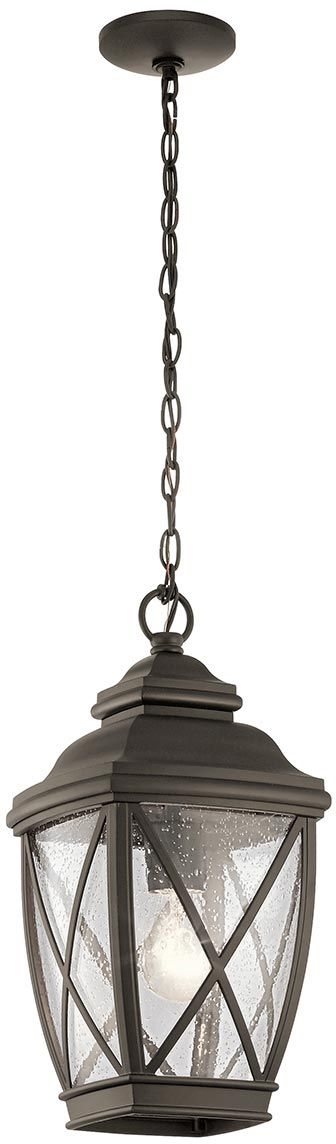 Elstead Lighting Tangier lámpara colgante para exterior 1x60 W marrón KL-TANGIER8-M