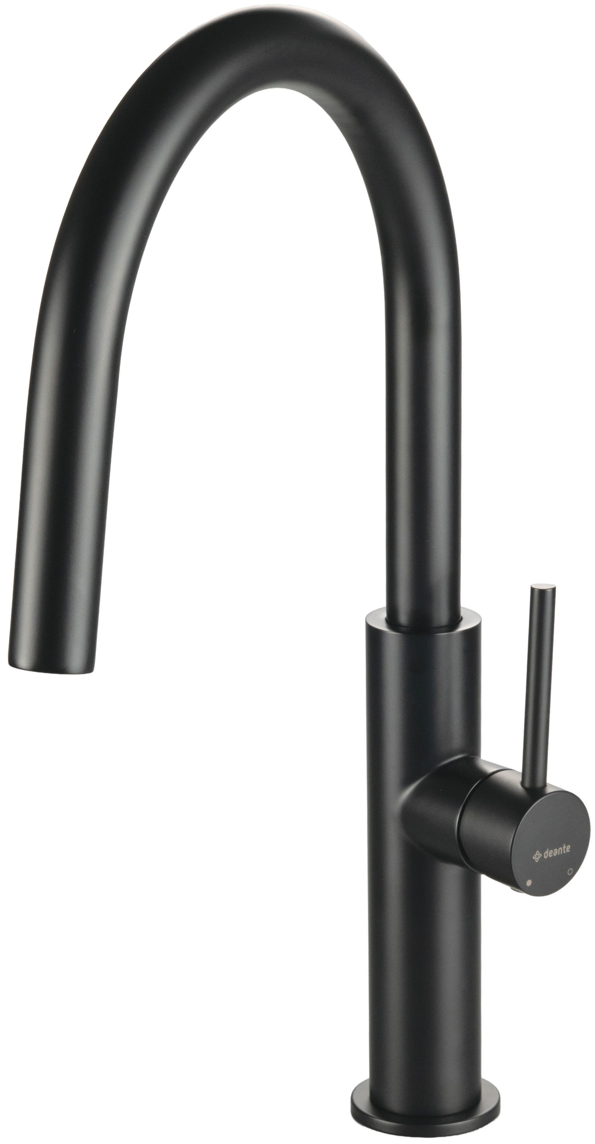 Deante Evora grifo de cocina de pie negro BQJEN62M