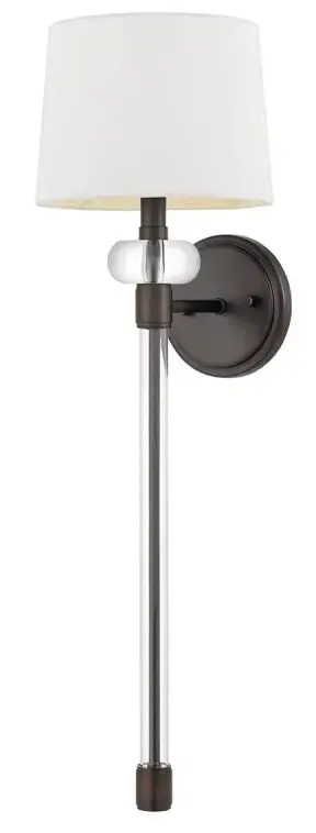 Elstead Lighting Barbour lámpara de pared 1x40 W marrón QZ-BARBOUR1-HO