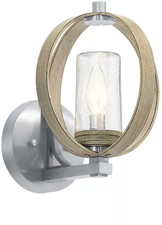 Elstead Lighting Grand Bank lámpara de pared 1x40 W gris KL-GRAND-BANK1-DAG