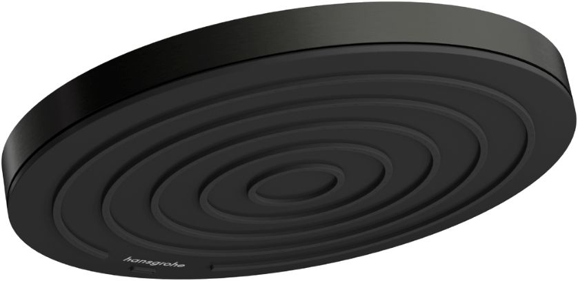 Hansgrohe Pulsify S ducha con efecto lluvia 26x26 cm circular negro 24141340
