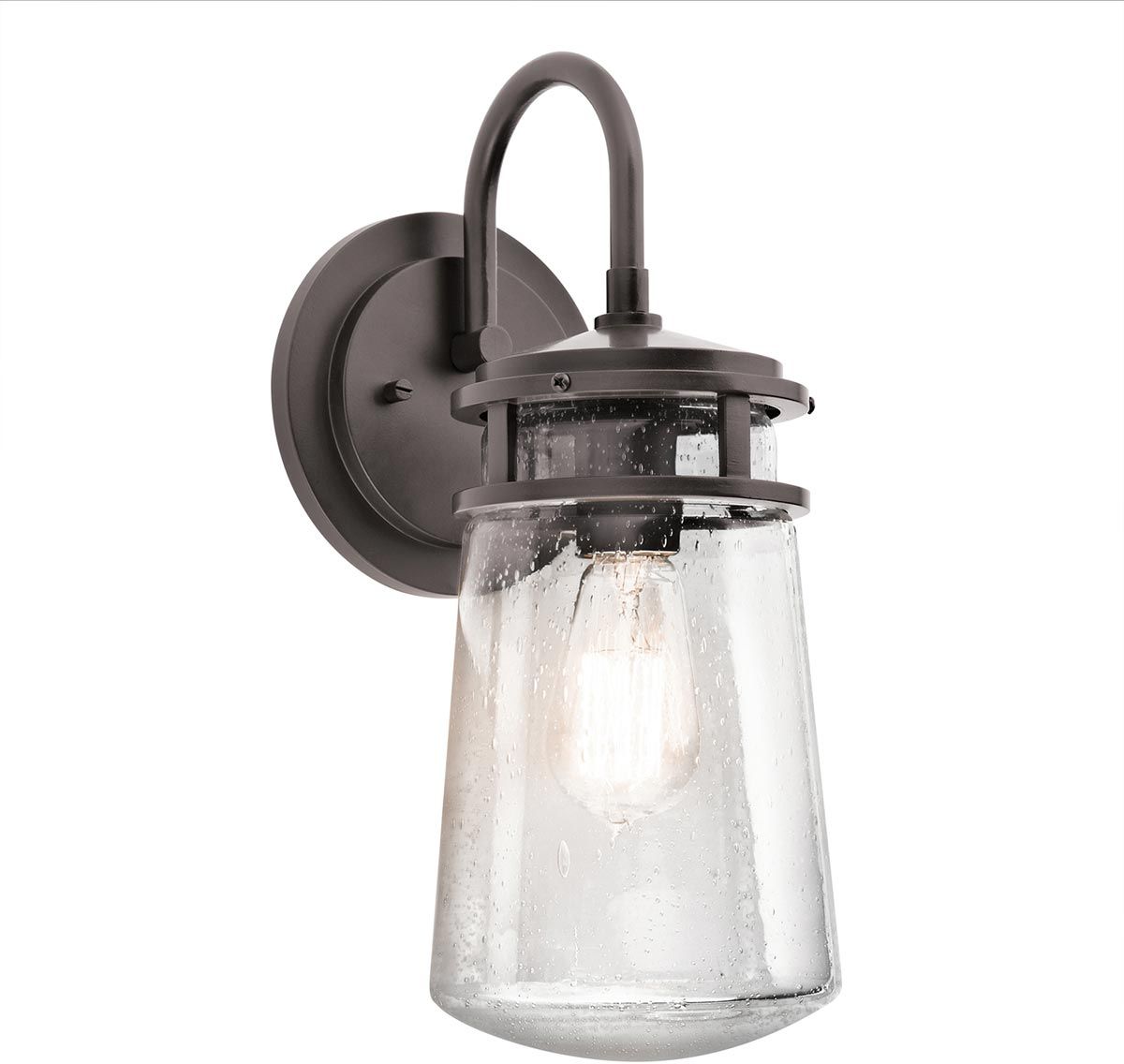 Elstead Lighting Lyndon lámpara de pared para exteriores 1x60 W marrón KL-LYNDON2-M-AZ