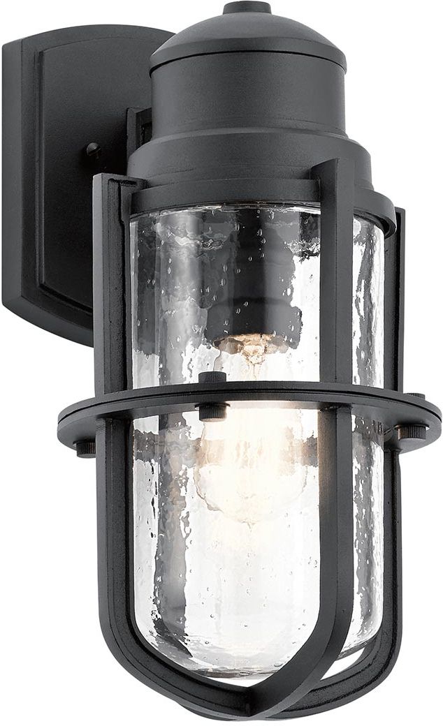 Elstead Lighting Suri lámpara de pared para exteriores 1x60 W negro KL-SURI-M
