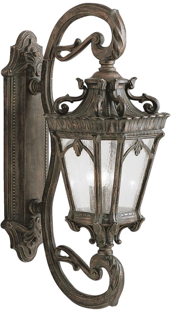 Elstead Lighting Tournai lámpara de pared para exteriores 4x60 W gris-marrón KL-TOURNAI1G-L