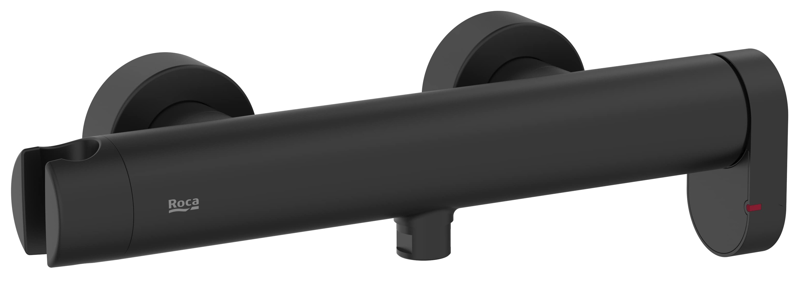 Roca Kay grifo para ducha a pared negro A5A217GNB0