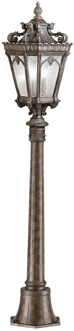 Elstead Lighting Tournai lámpara de pie para exteriores 1x60 W gris-marrón KL-TOURNAI4-M