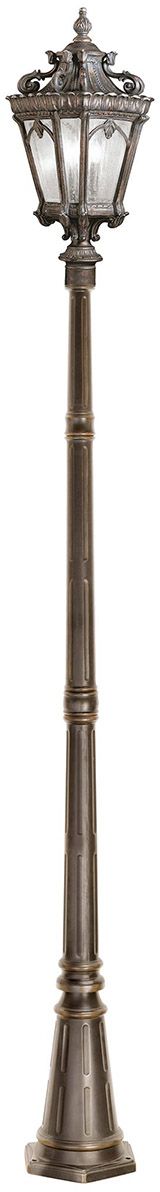 Elstead Lighting Tournai lámpara de pie para exteriores 3x60 W gris-marrón KL-TOURNAI-5XL