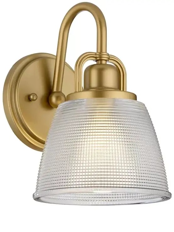 Elstead Lighting Dublin lámpara de pared 1x3 W latón QZ-DUBLIN1-PNBR