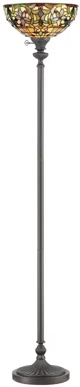 Elstead Lighting Kami lámpara de pie 1x60 W marrón QZ-KAMI-UL