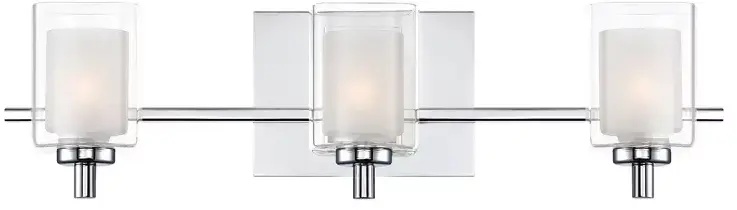 Elstead Lighting Kolt lámpara de pared 3x3 W cromo QZ-KOLT3-PC-BATH