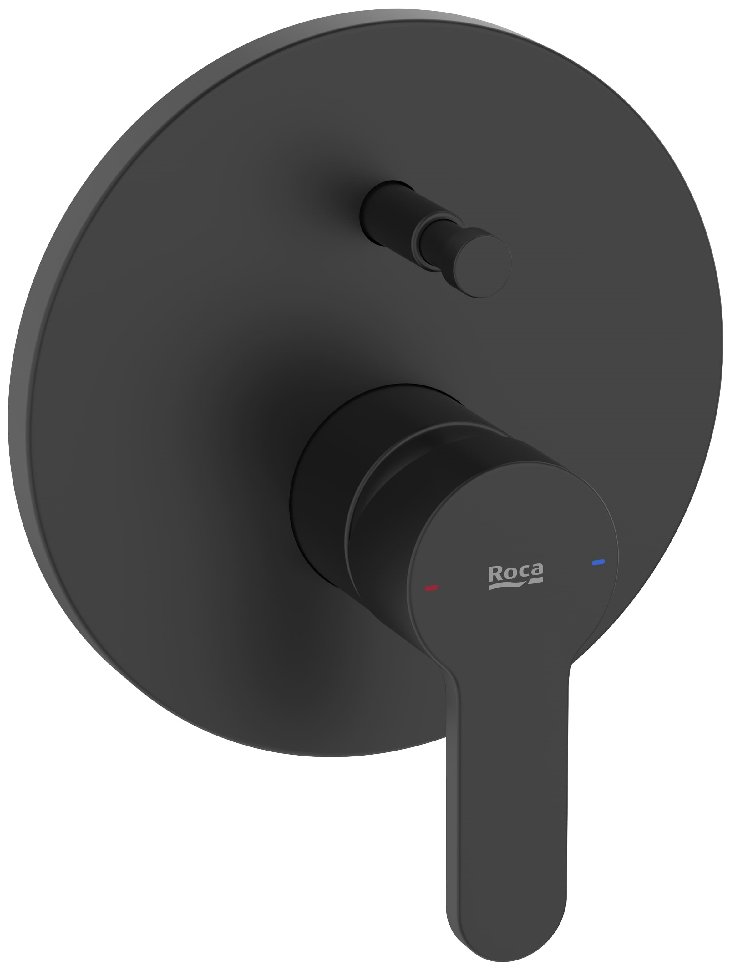 Roca l20 grifo de bañera y ducha empotrado negro A5A069HNB0