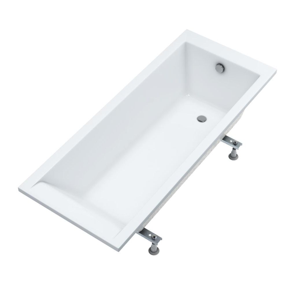 Schedline Maio mampara y bañera 150x75 cm blanco 3WST.M2P-15075