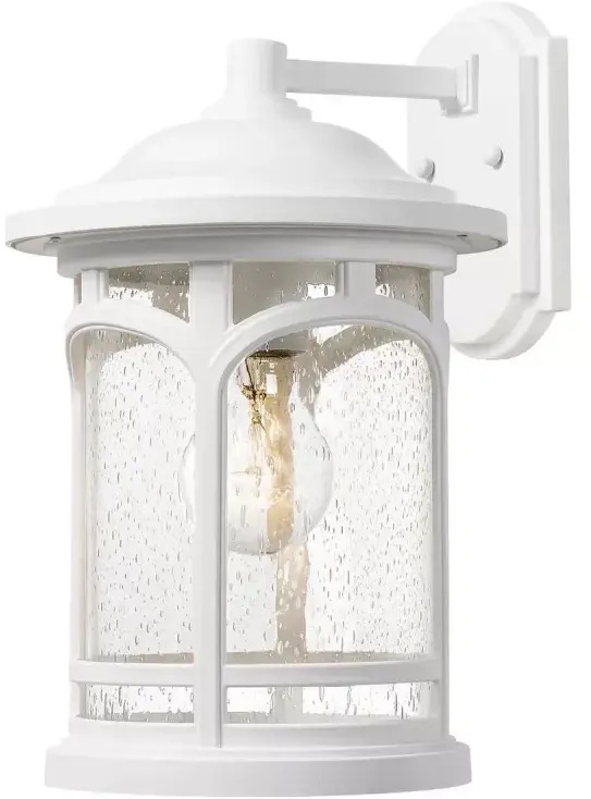 Elstead Lighting Marblehead lámpara de pared para exteriores 1x60 W blanco QZ-MARBLEHEAD-M-WHT