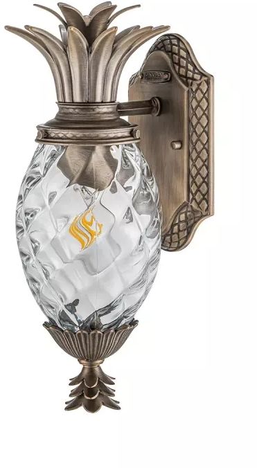 Elstead Lighting Plantation lámpara de pared para exteriores 1x40 W marrón HK-PLANTATION-S-BU