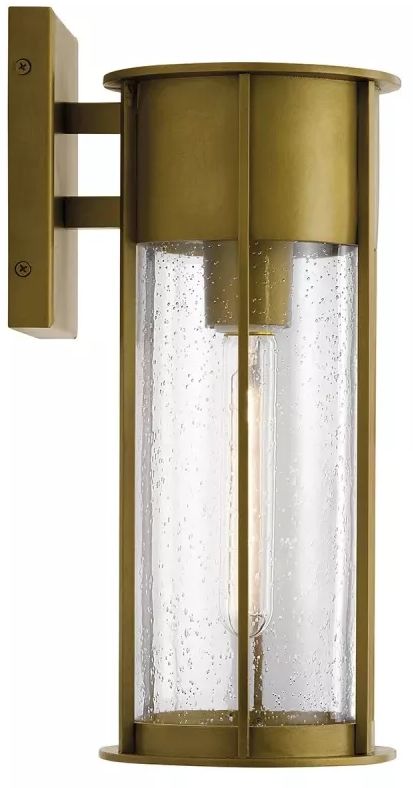 Elstead Lighting Camillo lámpara de pared para exteriores 1x60 W latón KL-CAMILLO-M-PNBR