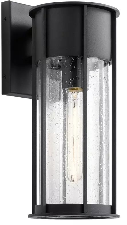 Elstead Lighting Camillo lámpara de pared para exteriores 1x60 W negro KL-CAMILLO-M-TBK