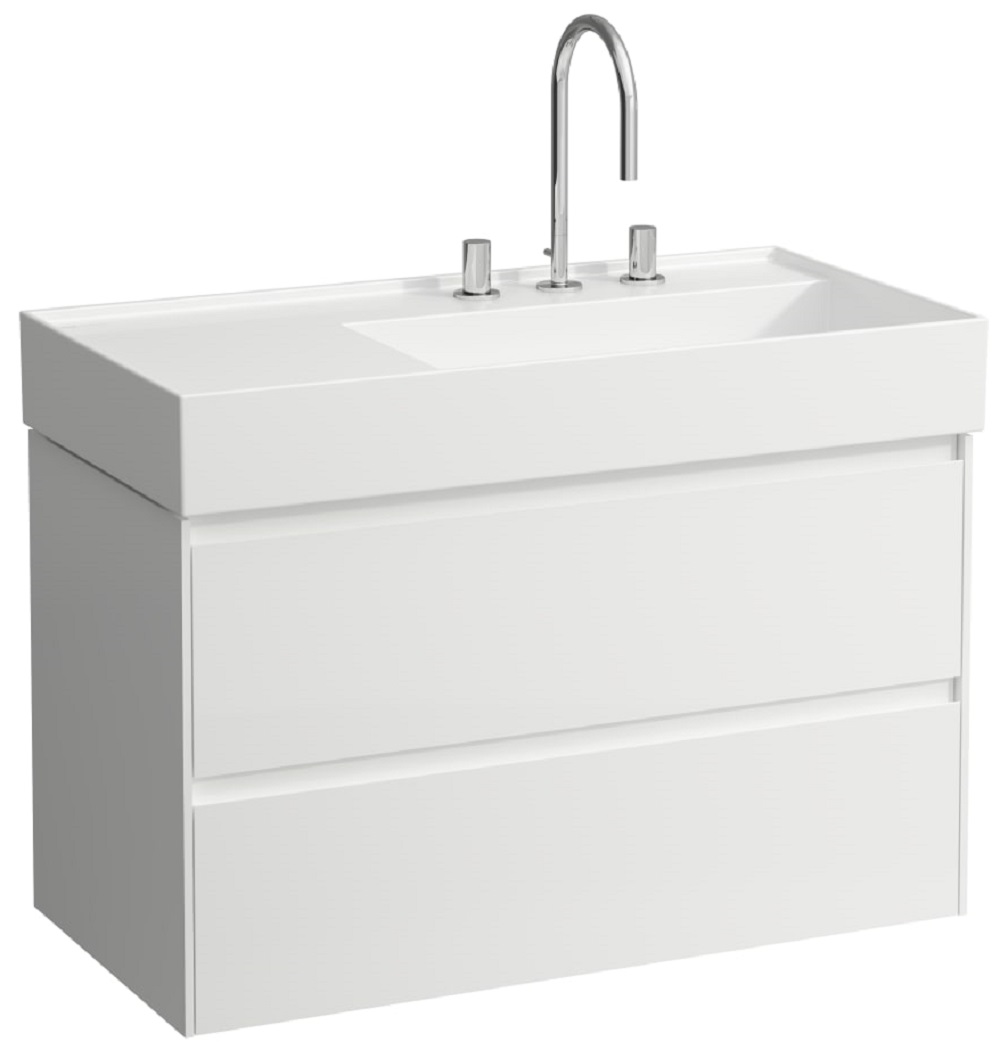 Laufen Lani armario 88x45x51.5 cm suspendido, para lavabo blanco H4039621122601