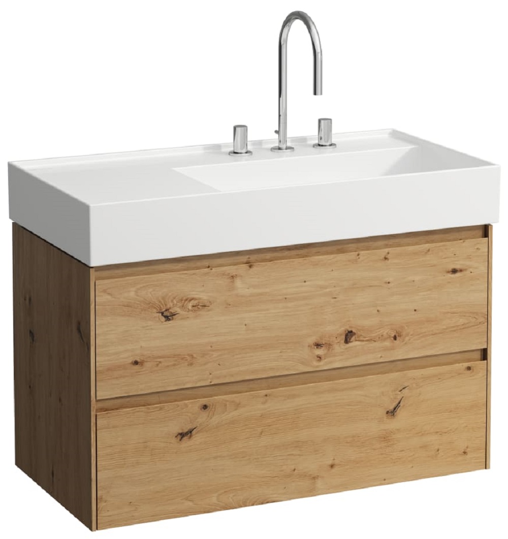 Laufen Lani armario 88x45x51.5 cm suspendido, para lavabo roble H4039621122671